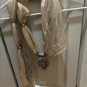 Silk ornamental scarf